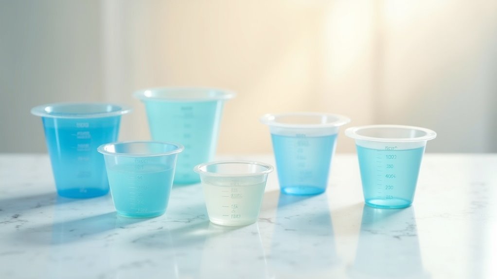 accurate measurement dosing cups