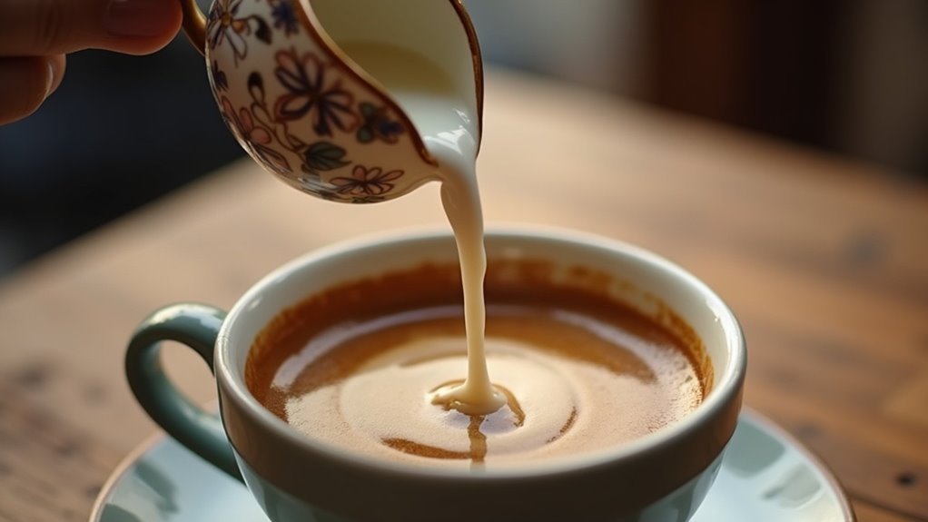 adding milk enhances flavor