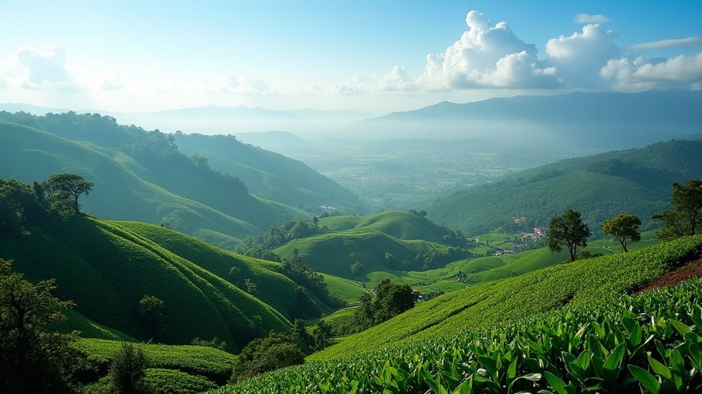 arabica coffee cultivation regions