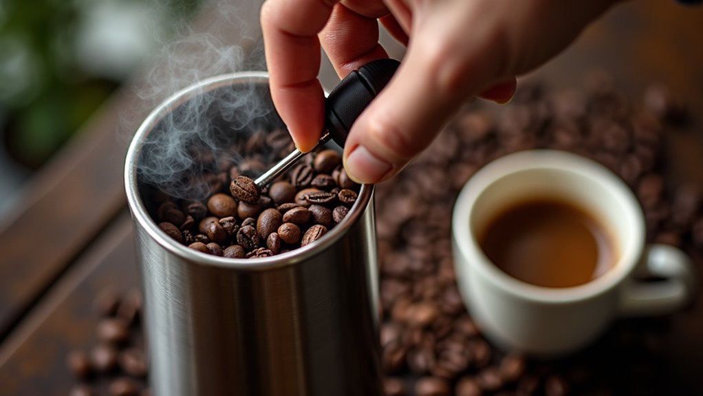 burr grinder calibration process