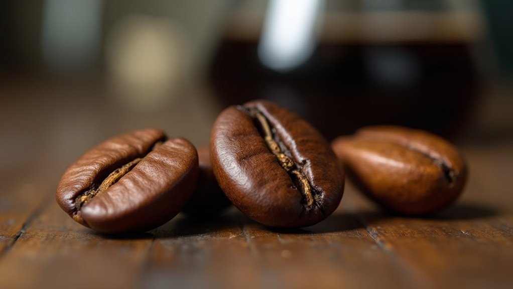 caffeine retention in roasts