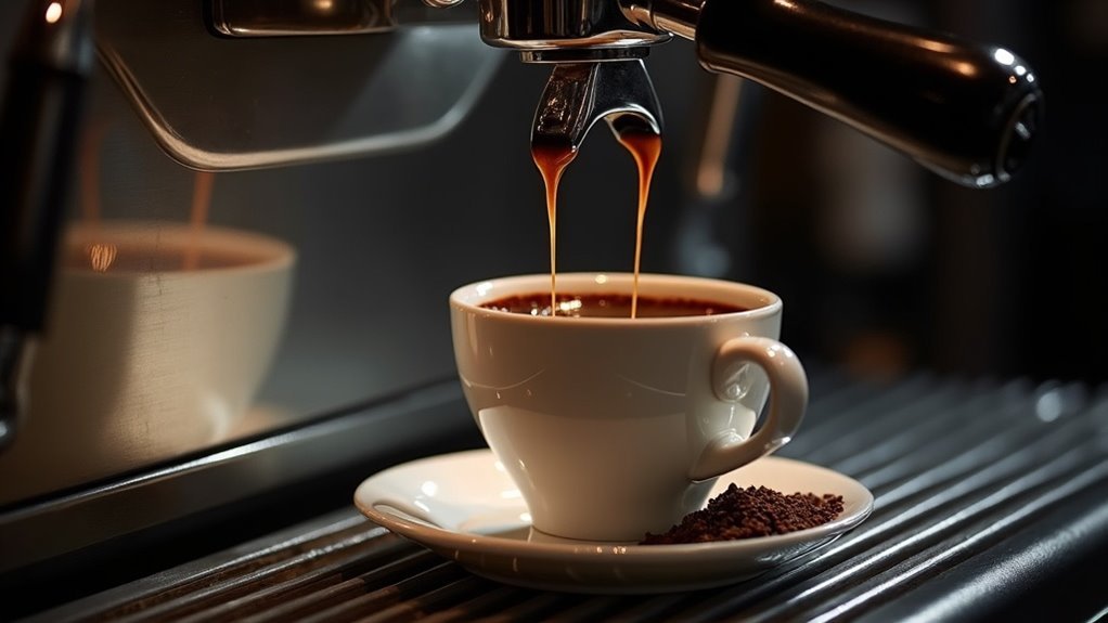 cleaning coffee machine parts