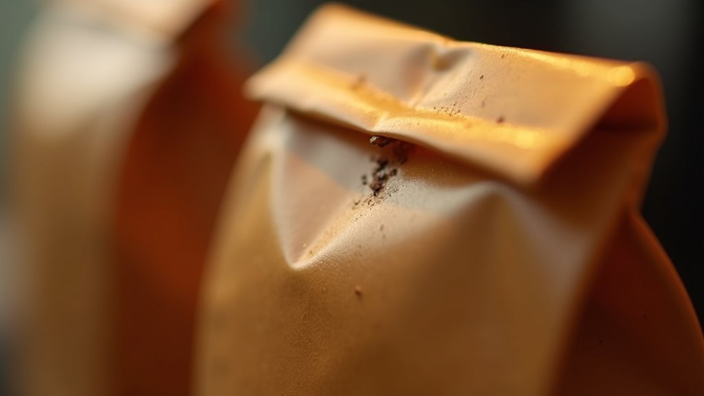 coffee bags release gases