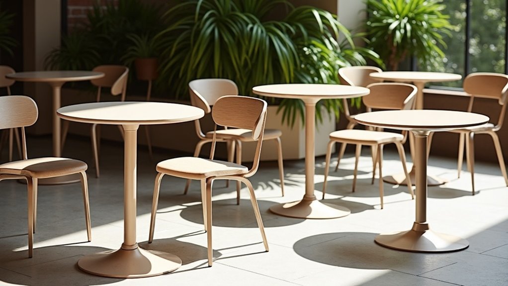 comfortable wheelchair accessible tables