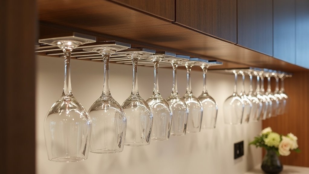 elevate glassware storage options