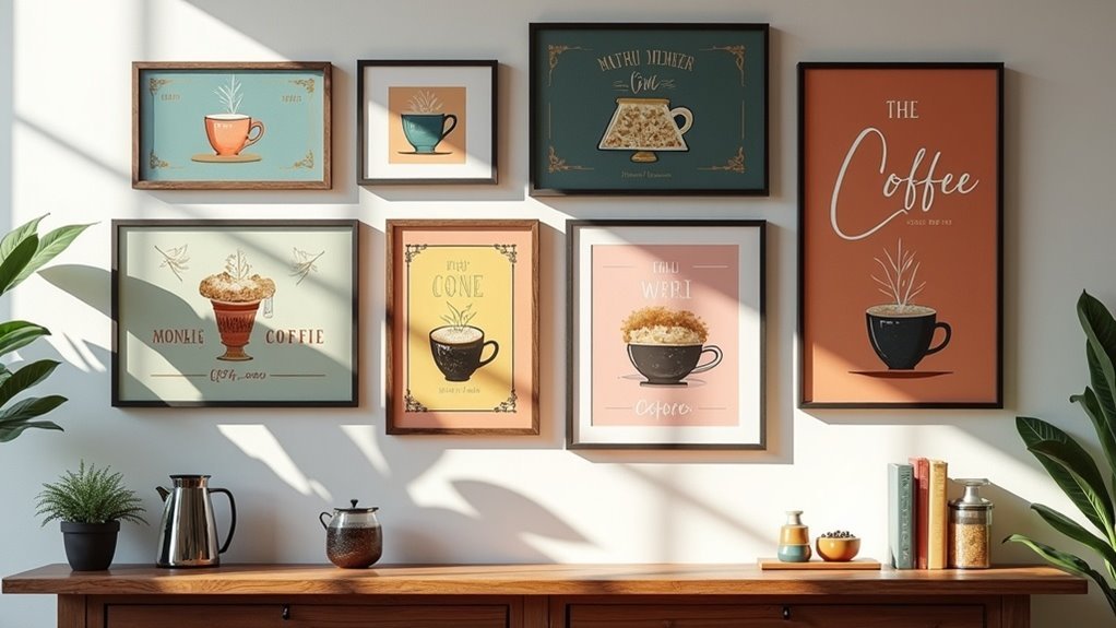 energizing coffee quote decor