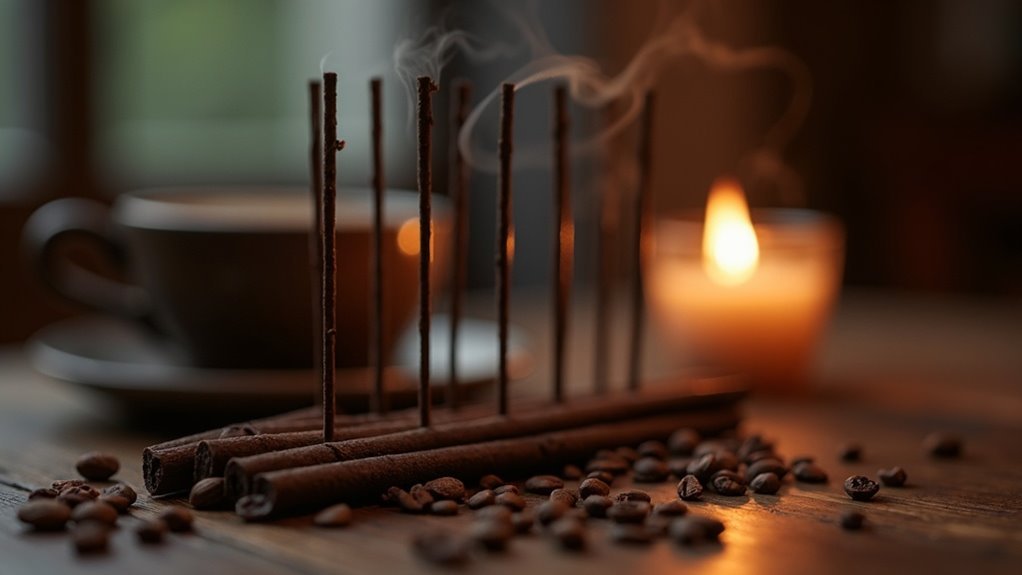 energizing coffee scented incense sticks