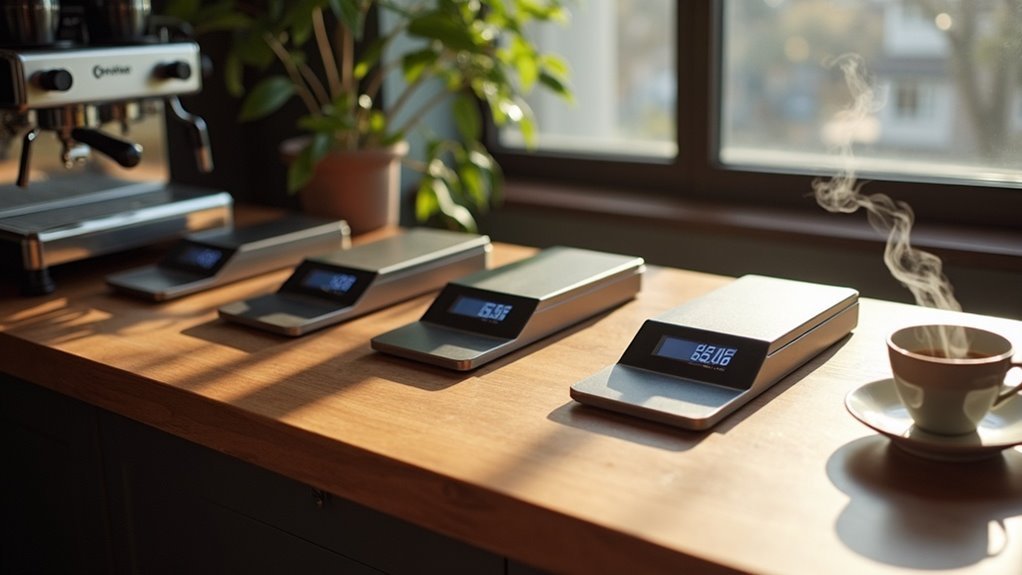 espresso scales with timers