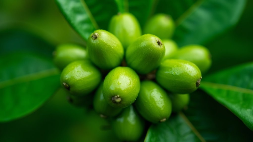 green coffee beans edible