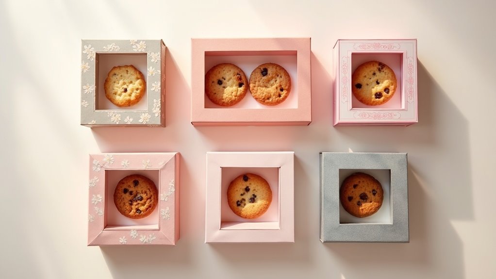 perfectly packaged cookie boxes