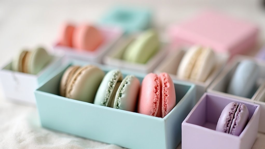 perfectly packaged macaron boxes