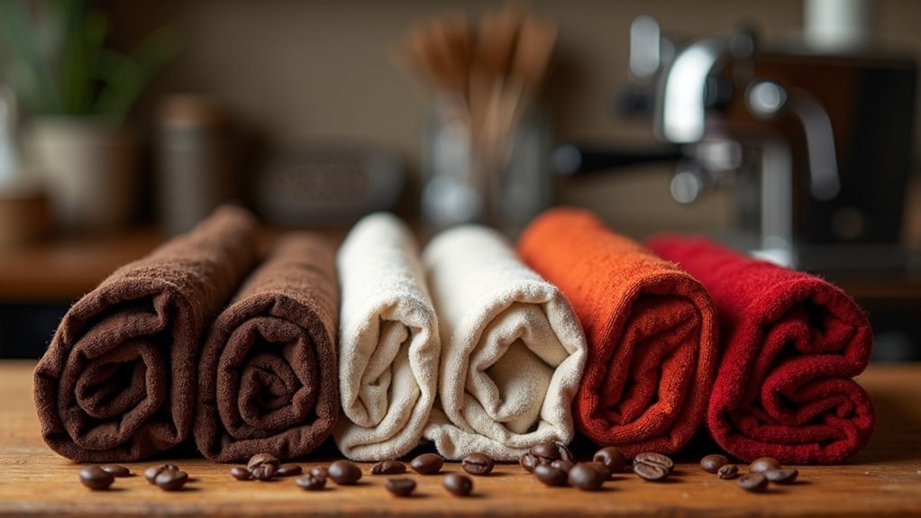 stylish coffee station towels