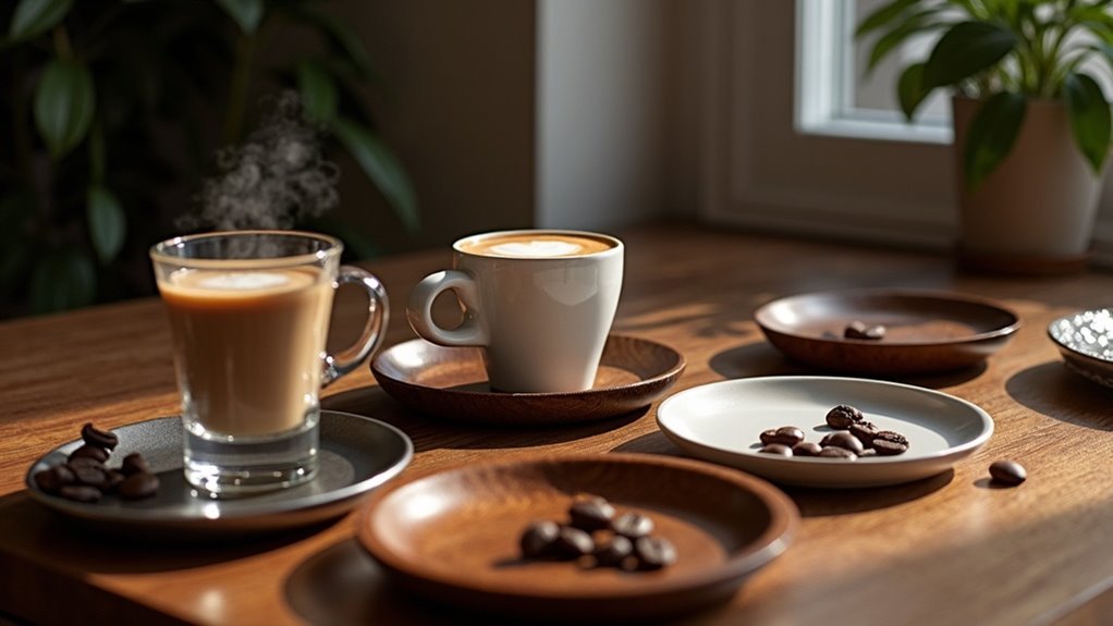 stylish espresso machine trays