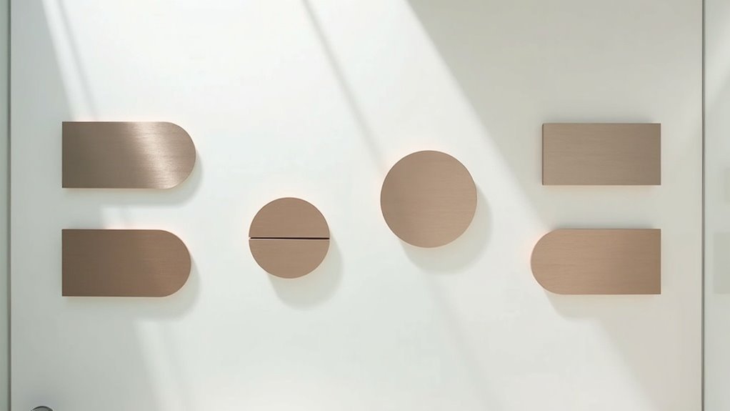 stylish functional bathroom signs