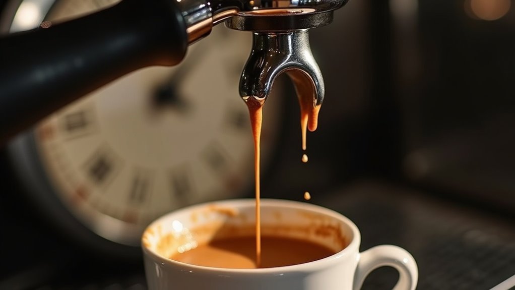 timing for espresso extraction