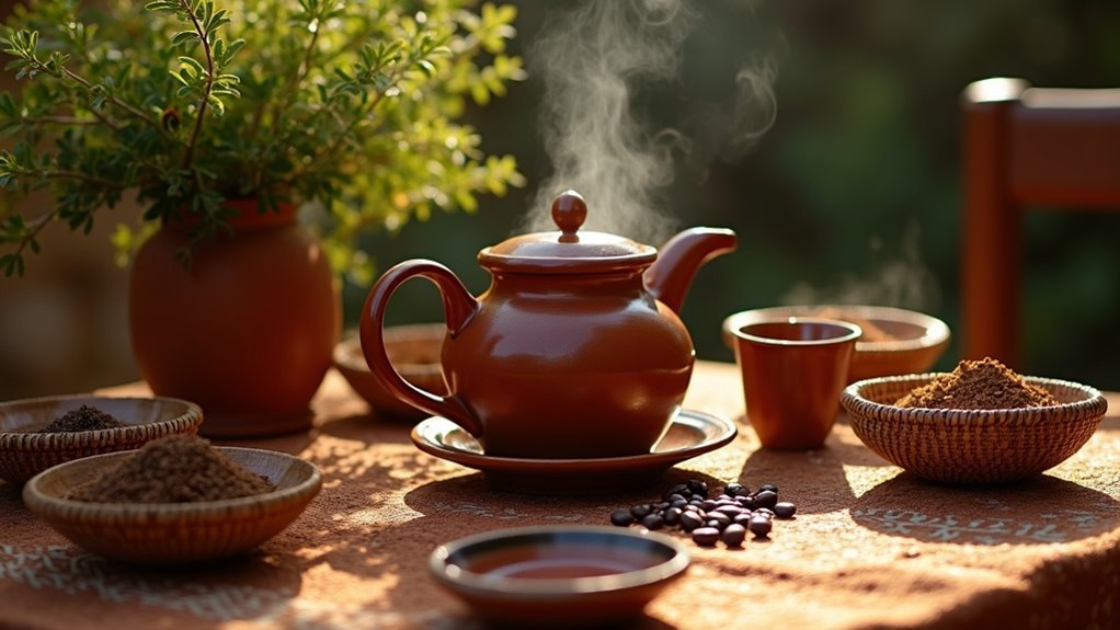 traditional coffee preparation ritual