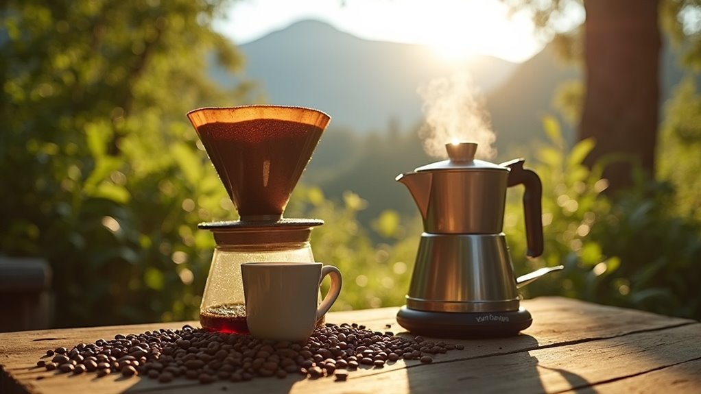 travel coffee brewing tips