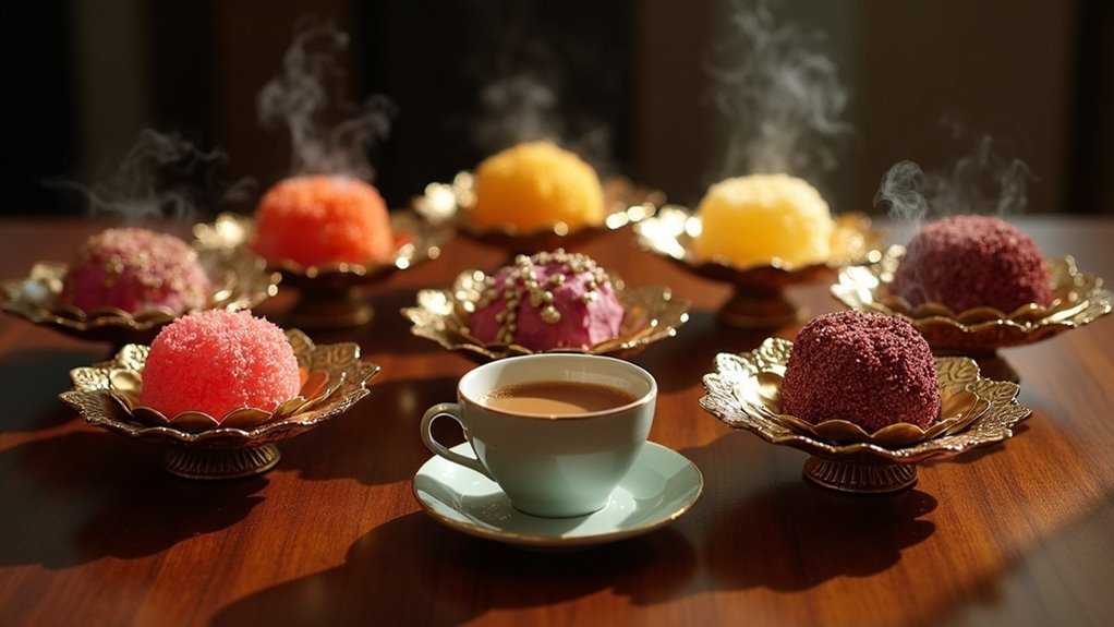 turkish delight coffee serving